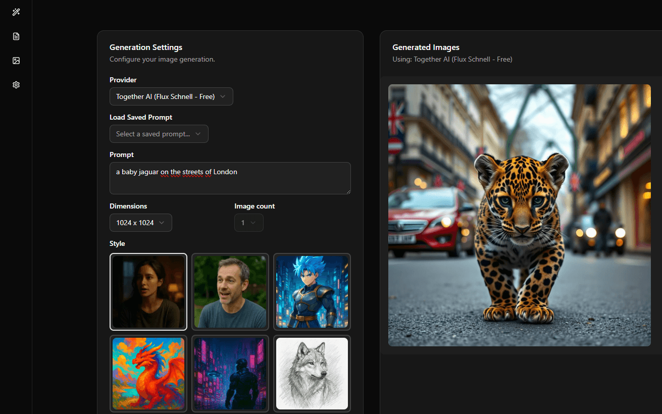 AI Studio Image Generator - AI Project by Albert Folch, Technical Product Manager